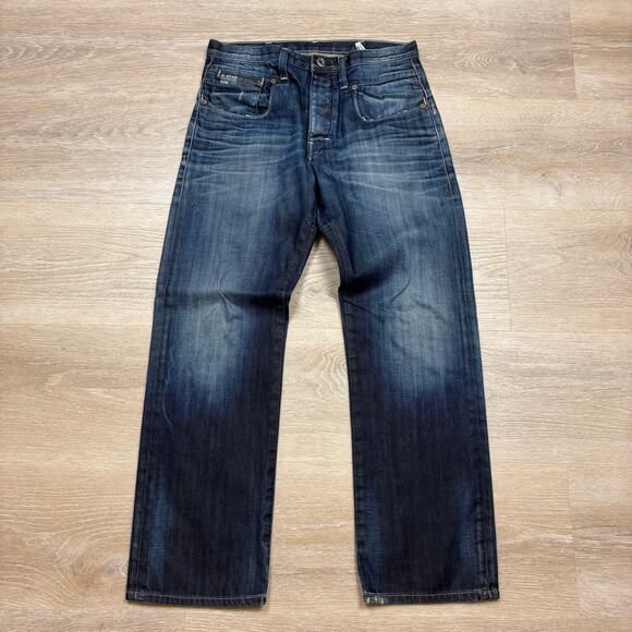 G Star Raw Denmin Blade Loose Jeans Men’s 30 Medium Wash - Picture 1 of 7